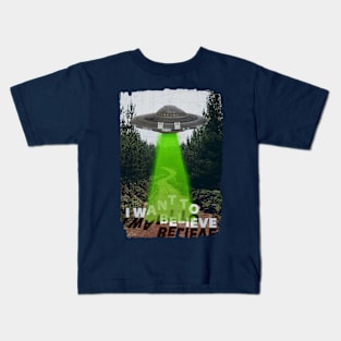 I want to believe Kids T-Shirt